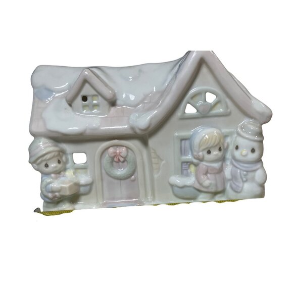 Precious Moments 1994 Ceramic Holiday Night Light Sugar Town House - Picture 7 of 11
